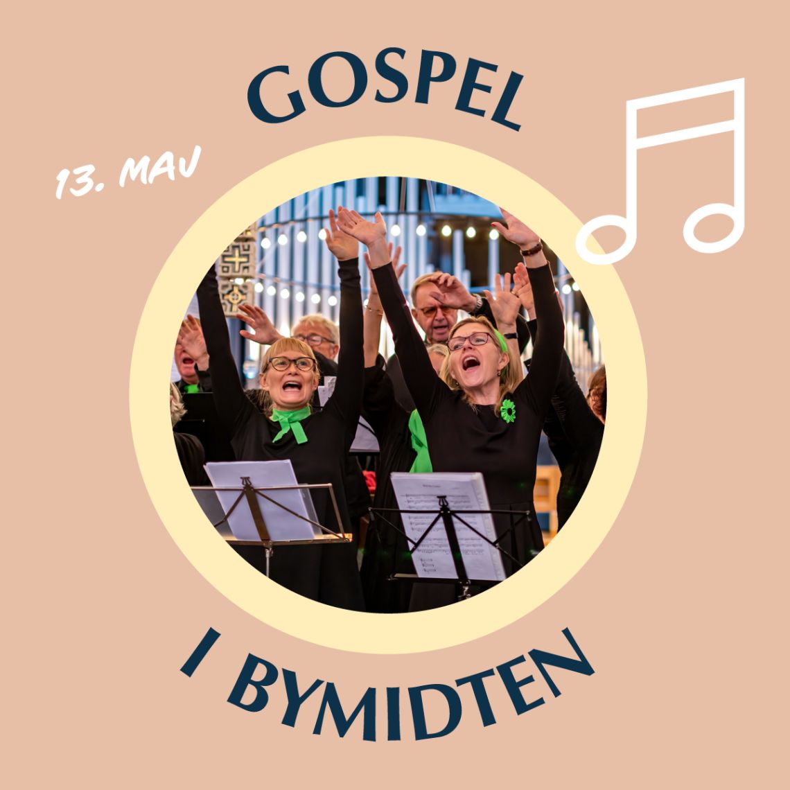 Koncert ved Værløse Bymidte Gospel Day