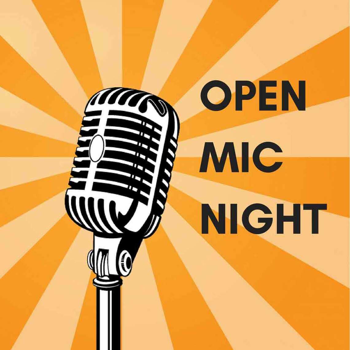 FÆLLESSPISNING OG OPEN MIC