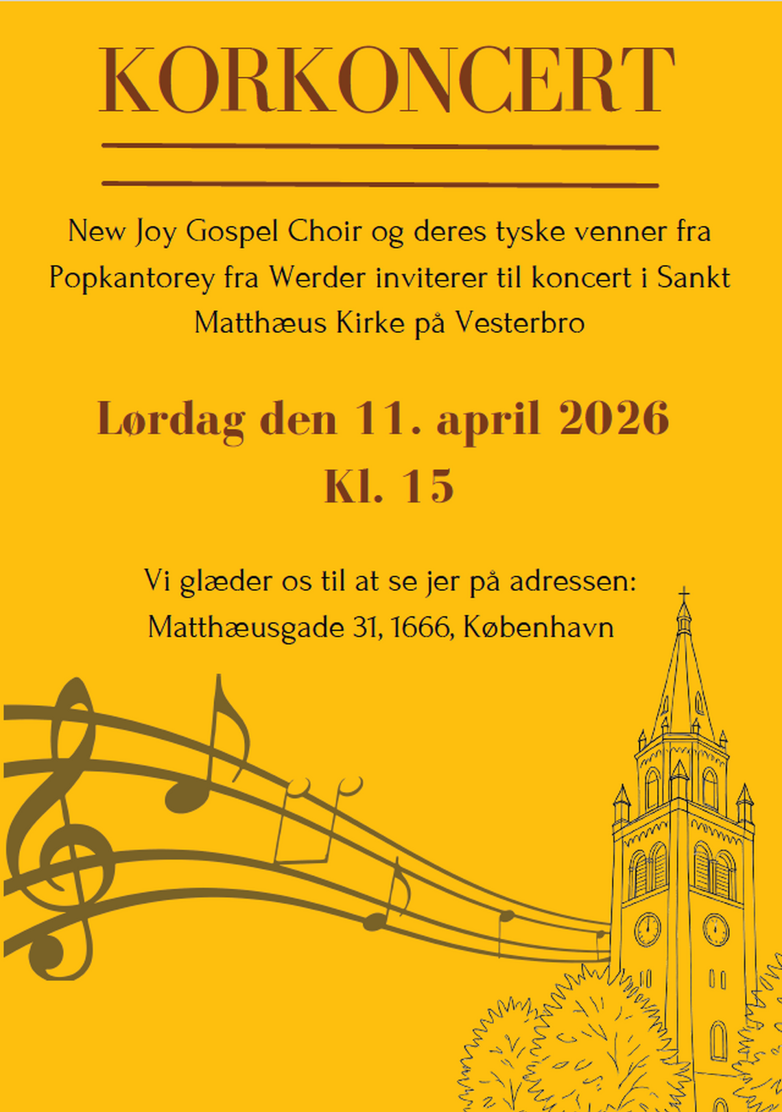 New Joy - Forårskoncert med gæster