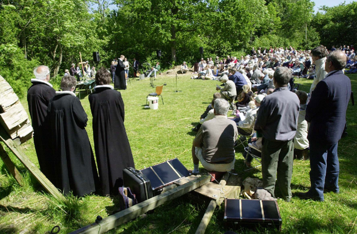 Gudstjeneste - 2. pinsedag på Kalvø