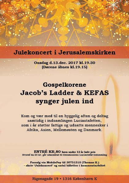 Julekoncert med Jacob´s Ladder & KEFAS