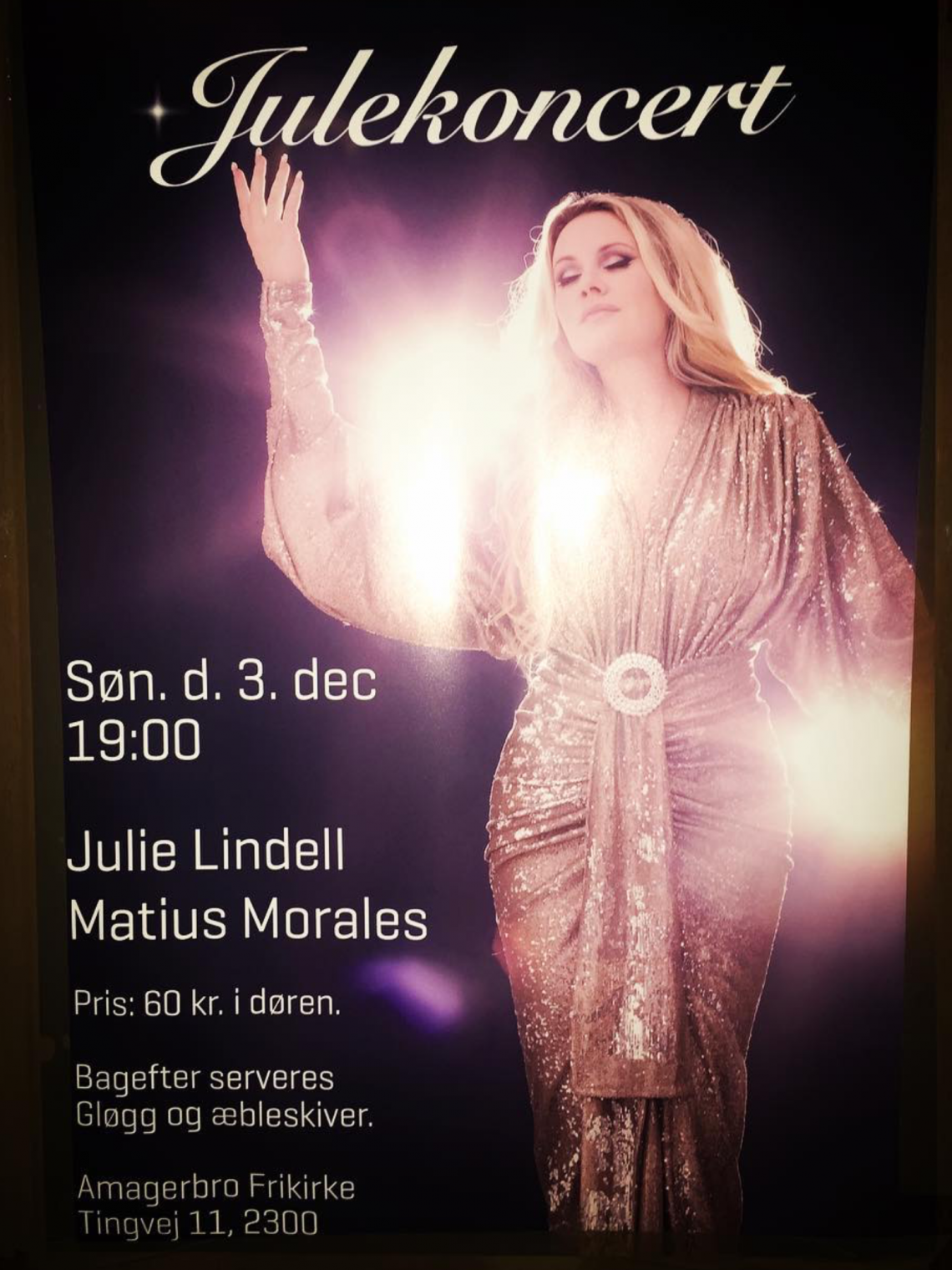 Julekoncert med Julie Lindell 