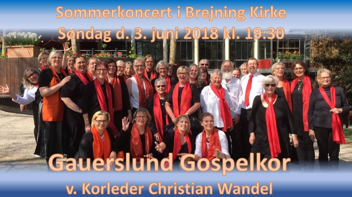 Sommerkoncert med Gauerslund Gospelkor