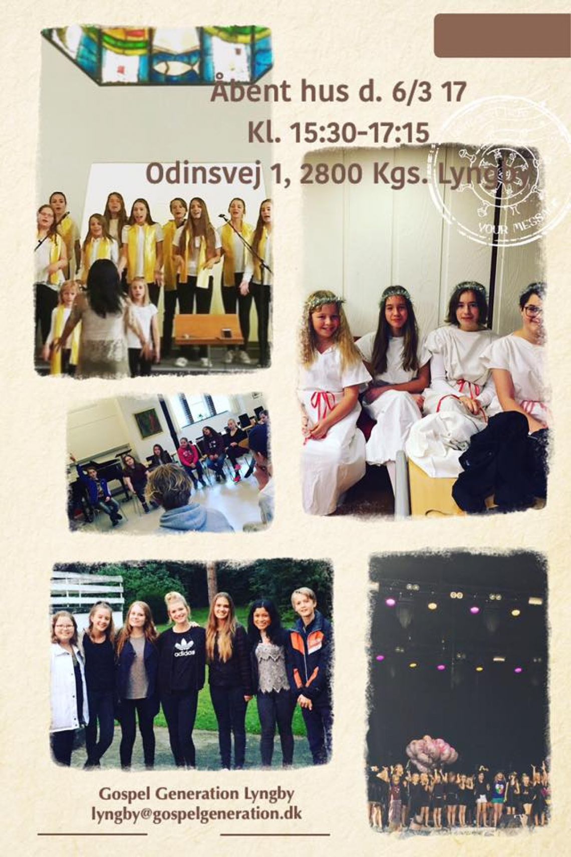 Åbent hus i Gospel Generation Lyngby