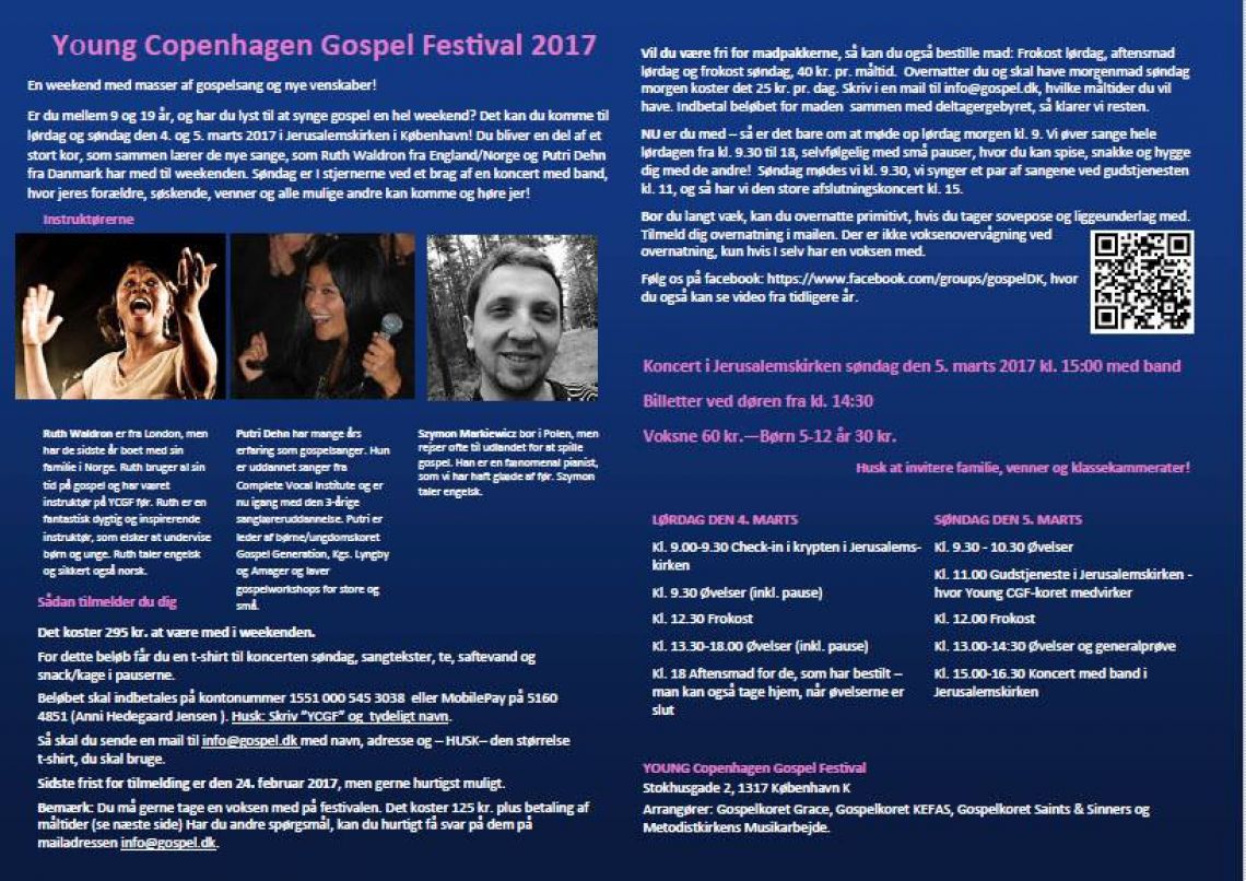 Young Copenhagen Gospel Festival 2017 - Koncerten
