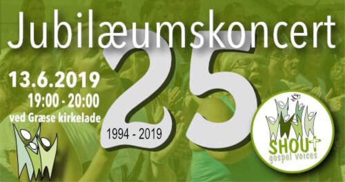 25 års Jubilæums Sommerkoncert i det fri. 