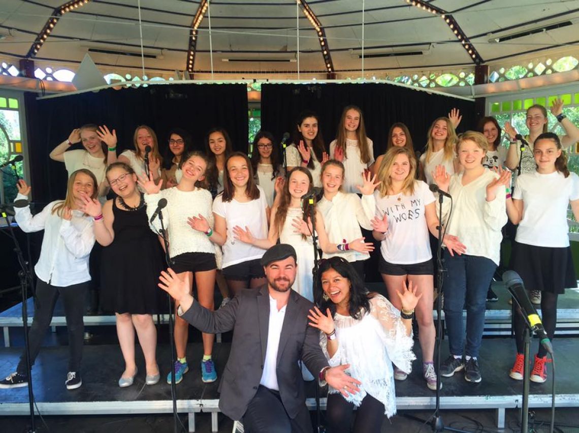 Grønnevang Skolens Gospelkor i Tivoli