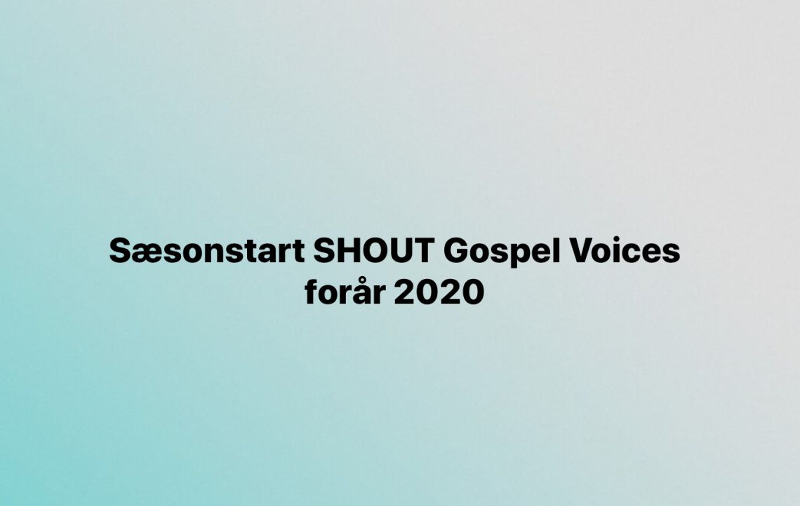 Sæsonstart -nye medlemmer 