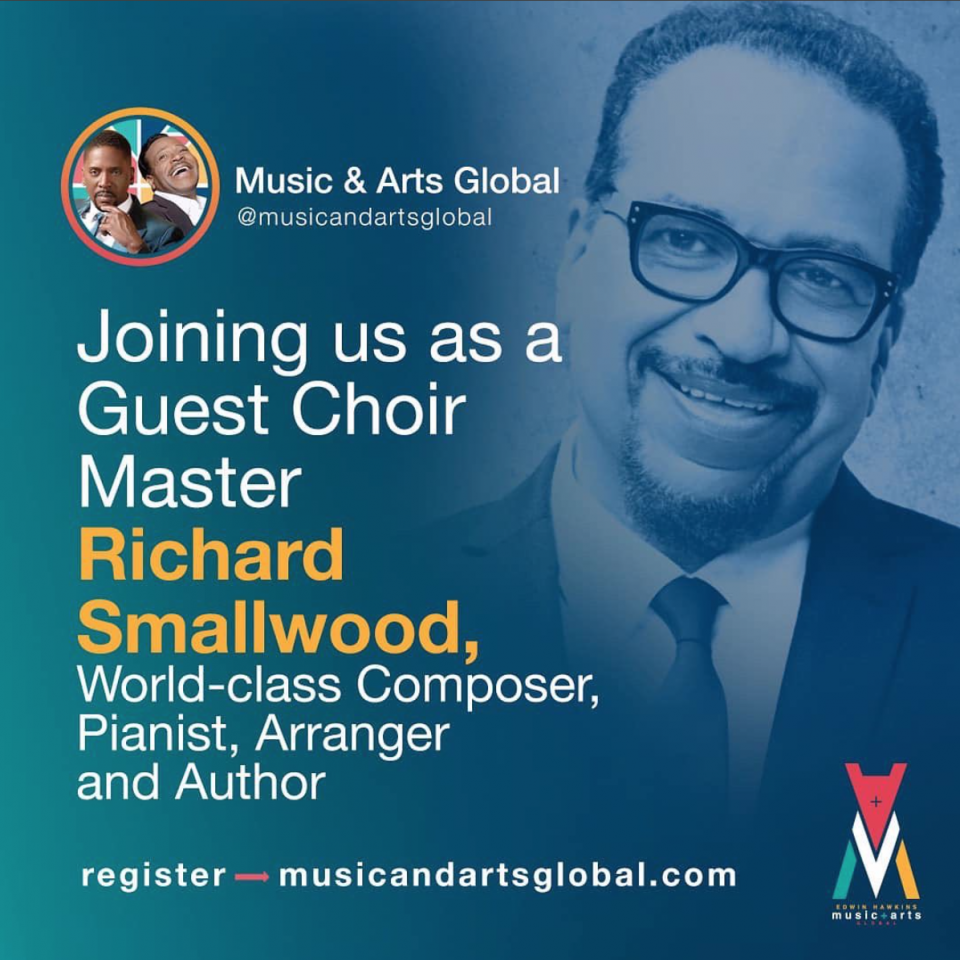 Richard Smallwood* kommer - kommer du? Komponisten bag Total Praise (Ja, DEN Total Praise!)