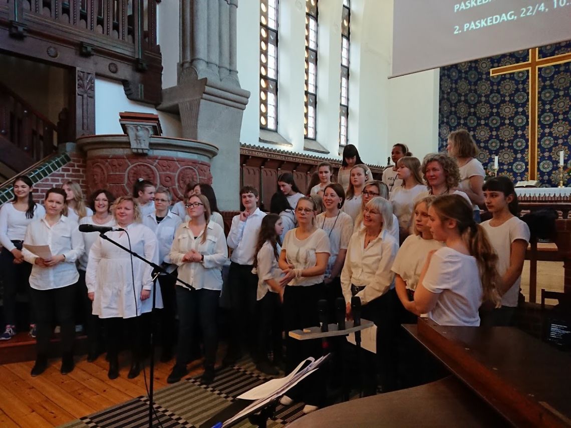 Påskegospelkor i Nazaret kirke